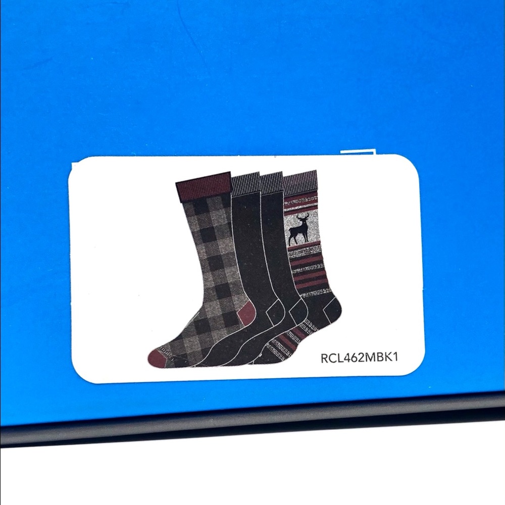 Columbia Men’s Soft Cotton Blend Socks in Gift Box - Picture 5 of 6